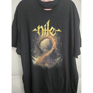 Vintage Y2k Nile Underworld Awaits Us All 2xl T-shirt Double Sided Power Metal